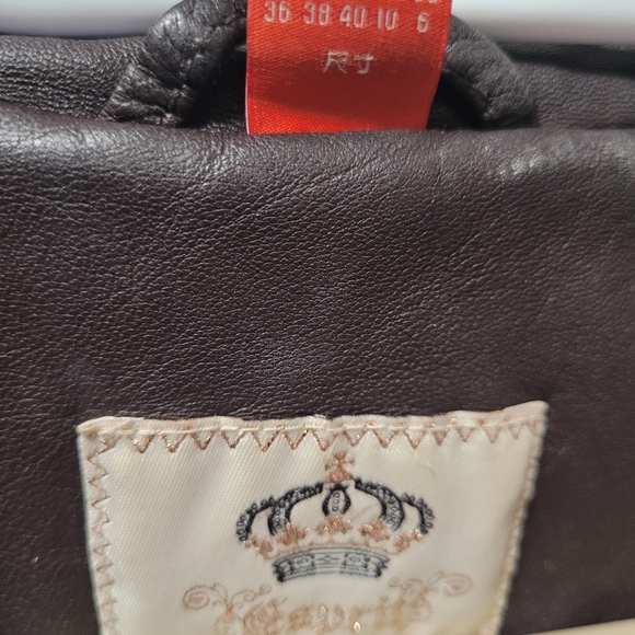 Esprit Leather Jacket - Picture 11 of 12